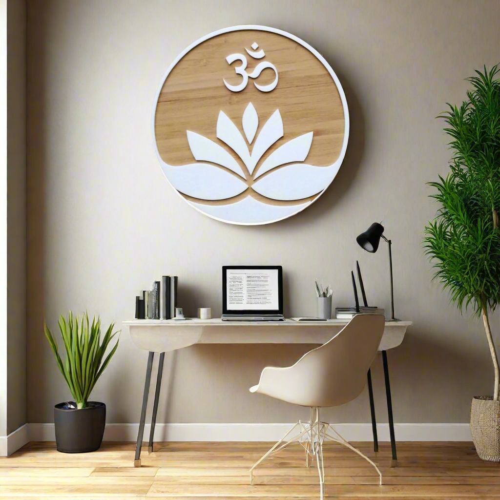 Premium Wooden Wall Decor - Om Spiritual Wall Art