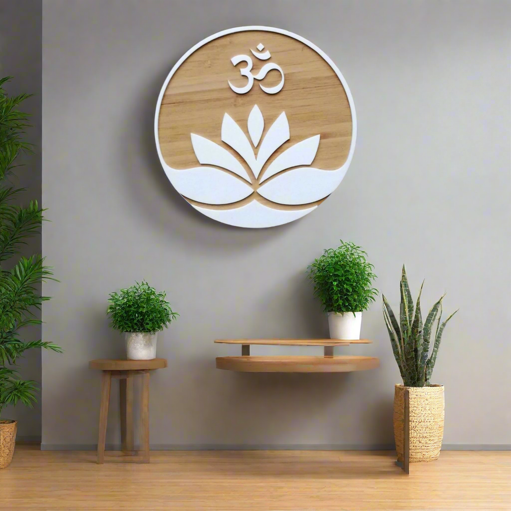 Premium Wooden Wall Decor - Om Spiritual Wall Art