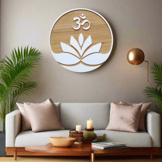 Premium Wooden Wall Decor - Om Spiritual Wall Art